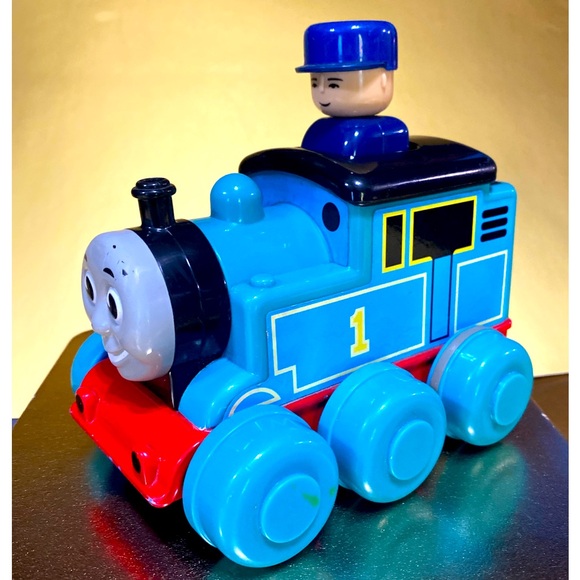 THOMAS AND FRIENDS VTG 1997 TOMY TRAIN PUSH AND GO TODDLER TOY WORKS! - Picture 3 of 11